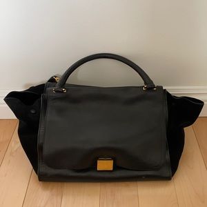 Celine Medium Black Trapeze Bag